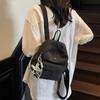 Mochila Feminina 2025 Verão Novo Estilo Leve Grande Capacidade Moda Mochila de Lona Estilo Estrangeiro Viagem Pequena Mochila Escolar