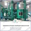 Componentes de desmontagem de placa de circuito de sucata Máquina de reciclagem Equipamento de britagem abrangente Placa revestida de cobre Material de borda Britagem Reciclagem Cobre Metal
