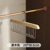 Armario de Madera 8 Ganchos Colgador de Tirantes Almacenamiento de Ropa Interior Bufanda Artefacto Colgador de Ganchos Múltiples Antideslizante Ahorro de Espacio