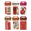 Pacote de Adesivos Ketchup Girl Série He Kaka Tema Café Estilo Chinês Colagem Base DIY Adesivos Decorativos