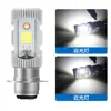 Faro Led de Motocicleta de Alto Brillo de Garra Única Doble Cara P15D Vehículo Eléctrico Foco Doble Color Amarillo y Blanco Faro Integrado de Largo y Corto Alcance