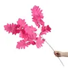 Buquê de flores artificiais com folhas de taro para casamentos, arranjo floral de folha de pomelo para decoração de casamento, arranjo de flores para corredor de hotel, arranjo de plantas verdes para vendas transfronteiriças