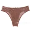 Amazon Transfronteiriço Estilo Europeu e Americano Renda Vazada Tanga Sexy Laço Cintura Baixa Calcinha Feminina