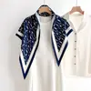 Bufanda Triangular Estampada Elegante de Gama Alta Estilo Nuevo 2026 para Mujer, Delgada y Versátil para Primavera y Verano, Pañuelo Multifuncional