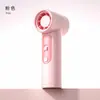 Nuevo Ventilador Paraguas Colgante de Cuello Mini Bolsillo con Solapa Pantalones Pequeño Portátil Pantalla Digital USB Alta Velocidad Lápiz Labial Violento Ventilador Pequeño