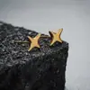 Brincos de Estrela para Homens, Modernos, Simples, Versáteis, de Nicho, Design Personalizado, Amigáveis à Pele, Mini Brincos para Mulheres, Estilo Europeu e Americano, Verão
