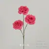 Flor Roja de Rosa Artificial para Boda Material Flor para Techo de Auditorio de Boda Camino de Arte Floral de Techo Fondo de Flores Decorativo Pared de Flores Artificiales