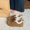 2026 Inverno Novo Estilo Sapatos Birkenstock Forrados com Lã Versão Coreana para Estudantes Femininas, Aumento de Altura, Quente, Casual, Estilo de Rua Ks-Rd-038