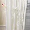 Abrazaderas para Cortinas con Lentejuelas de Sirena Perla y Lazo Estilo Francés Abrazaderas Nórdicas Decoración de Hebilla de Cortina Estilo Princesa