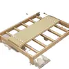 Tablero de cama de madera de abeto, tablero de cama de madera maciza, tablero de cama plegable, colchoneta de una sola pieza, a prueba de humedad, transpirable, somier de listones, fábrica de tableros de madera