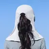 Sombrilla Refrigerante para Ciclismo al Aire Libre para Mujer, Nuevo Sombrero de Seda Helada para Primavera y Verano con Protección Solar, Protector de Cuello y Cubre Rostro Integrados