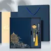 Caja de Regalo de Negocios Estilo Chino A5, Multicolor, Práctica para Eventos de Empresa, Regalos de Inauguración, Recuerdos, Cuaderno