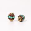 Nepal mantra de seis palavras Le Zi contas pontilhadas acessórios DIY feitos à mão pulseira estilo étnico acessórios para colar contas espaçadoras de joias