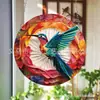 Decoración de Jardín Plana Acrílica Transfronteriza Atrapasoles Pavo Real Hombre de Jengibre Navidad Día de Todos los Santos Regalo Colgante de Jardín