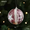 Bolas de Natal de 8cm, Decorações de Árvore de Natal, Bolas Penduradas, Arranjo de Cena, Enfeites Pendurados, Presentes, Festivo