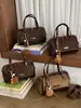Bolso Boston de patchwork color chocolate, bolso tote de gran capacidad, nuevo estilo 2026, bolso de hombro para mujer, bolso cruzado, adecuado para ir al trabajo y viajar