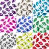 Wei Chen fondo plano doble agujero color hacha forma hebilla costura a mano strass de cristal diy vestido accesorios vestido de novia