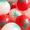 Fábrica atacado morango bolinhas balão de brinquedo melancia dos desenhos animados balão de frutas balão local da festa decoração balão