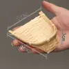 Mini cesta tejida de bambú, cesta de frutas tejida artesanalmente creativa, cesta de almacenamiento para el hogar, pala para verduras, cesta para lavar arroz