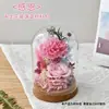 61º Día del Niño DIY Flor Eterna Tapa de Cristal Hecho a Mano Materiales de Flores Secas Kit Jardín de Infancia Construcción de Equipo Padre-Hijo Taller de Arreglos Florales