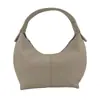 2026 Nova Bolsa de Ombro Cor Sólida com Padrão de Lichia Estilo Coreano, Bolsa de Braço Elegante e Moderna, Bolsa de Mão de Personalidade para o Dia a Dia