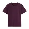 Camiseta, estilo simple, resistente a las arrugas, transpirable, casual, tejido Sorona de alta cuenta 180g, corte regular, ropa para hombre, disponible para dropshipping