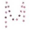 Espejo Doble Estrella de Cinco Puntas Flor Navideña Halloween Colgante Adornos Colgantes Fiesta de Cumpleaños Boda Habitación Decoración Arreglo Suministros