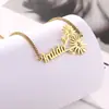 Collar de Moda Inglés de Margarita Femenino para Viajes Cotidianos Más Fácil de Combinar Joyería con Colgante Estilo Lujo Ligero de Gama Alta Collar para la Clavícula