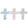Pendientes de Aro Cruzados de Aleación de Titanio Zesen F136 Tornillos para Labio de Titanio G23 Tornillos para Cartílago Auricular Accesorios de Joyería para Perforaciones