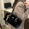 Bolsa Tote de Axila para Mulheres, Bolsa de Pelúcia de Grande Capacidade para Outono e Inverno, Bolsa para o Trabalho e Deslocamento, Bolsa de Ombro Versátil em Camurça