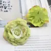 Nueva Cabeza de Flor de Rosa DIY Guirnalda Hecha a Mano Corsage Material Accesorios Flor de Seda Flor Artificial Flor de Boda Decoración de Pared