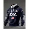 Sudadera con capucha de venta caliente transfronteriza para hombre, sudadera a cuadros pequeños, sudadera deportiva casual de moda con estampado 3D para hombre