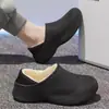 Pantuflas impermeables de EVA y pantuflas de algodón para hombre, con forro de felpa para abrigar, suela gruesa para estabilidad y diseño antideslizante, adecuadas tanto para uso interior como exterior en otoño e invierno.