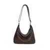 Bolsa Grande de Capacidad Simple Retro de Comercio Exterior para Mujer Nueva Bolso Tote de Moda Casual Bolso Cruzado de Hombro Único para Viaje