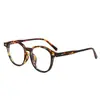 Gafas de Sol 2025 Nuevas de Moda para Mujer Retro Marco Pequeño Gafas de Sol para Rostro Pequeño Gama Alta Ins Fotografía Callejera Marco Redondo Anti-UV