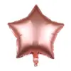 Novo Balão Metálico de Estrela de Cinco Pontas de 18 polegadas Balão de Filme de Alumínio Metal Fosco Balão de Decoração para Festa de Casamento