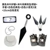 Mercancía de Anime de Ninja en Stock: Combo de Arma, Guantes y Cinta para la Cabeza, Combo de Set de Máscaras Ninja Kakashi