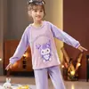 Pijama Nuevo de Invierno para Niños, Terciopelo de Coral Espeso de Invierno, Niños y Niñas, Bebés Niñas, Ropa de Casa de Franela