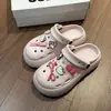 Accesorios para zapatos Croc, decoraciones de zapatos de dibujos animados lindas tridimensionales para DIY, hebillas de zapatos desmontables para chicas a la moda