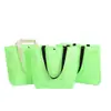 Bolsas de tote tejidas de PP personalizables transfronterizas, capacidad extragrande, ideales para ferias comerciales y publicidad, bolsas de compras ecológicas, fáciles de transportar y visualmente llamativas