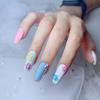 Manicura Hombre Cuentas de Pez Colores Mágicos Aurora Diamante Joyería Color Caramelo Cristal Cuentas Semirredondas Mixtas Macaron Decoración de Uñas Broca