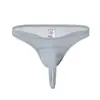 Roupa Íntima Masculina Tanga Fio Dental Nariz de Elefante Seda Gelada Calça Avião Bolsa em U Cintura Baixa Tanga Fina Sexy Tanga Masculina