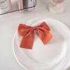 Pinza para el pelo de lazo floral de tela para niños, pinza para el pelo linda para niña, clip para flequillo a cuadros, diadema coreana, accesorios para el cabello al por mayor