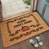 Nueva alfombrilla de Navidad transfronteriza para decoración de entrada de casa, resistente a la suciedad, duradera, fácil de limpiar, felpudo de entrada