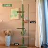 Estrutura de Escalada para Gatos Cactus, Casa para Gatos, Árvore para Gatos, Árvore de Natal Integrada, Arranhador para Gatos, Suporta Pedido de Amostra, Brinquedo para Gatos, Arranhador Alto