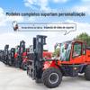 Empilhadeira off-road com tração nas quatro rodas multifuncional integrada articulada de 3 toneladas e 5 toneladas caminhão a diesel caminhão todo-o-terreno