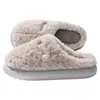 Chinelos de Algodão Quentes com Solado Grosso e Pelúcia, com Sensação de Pisando nas Nuvens, Chinelos Domésticos Femininos para Outono e Inverno, Chinelos Domésticos Masculinos Disponíveis para Atacado