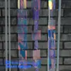 Decoração de Teto com Fio de Lantejoulas Quadradas String de Lantejoulas Criativo para Casamento Cenário de Casamento Adereços de Layout Parede de Fundo Colorida