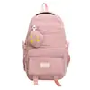 Mochila de Moda de Gran Capacidad Jiayi Jiayistar Estilo Casual Preppy Moda Multifuncional Mochila para Estudiante