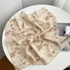 [100% Algodón] Nuevo Bufanda de Puro Algodón para Mujer Primavera 2026 con Diseño de Pintura al Óleo, Moderna y Elegante, Bufanda de Cuello y Chal de Lujo Ligero
